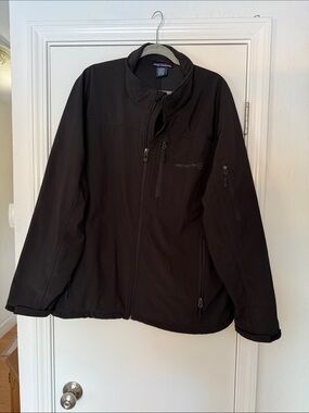 Free Country Men’s Black Lightweight Softshell Jacket